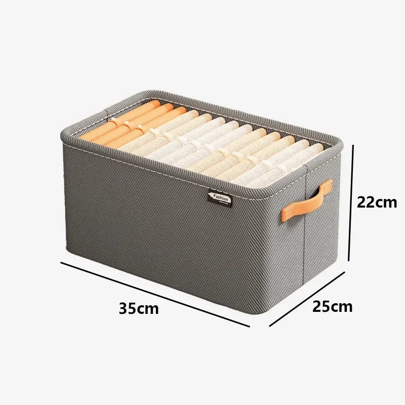 Canvas Wardrobe Organiser for Trousers, Jeans, Underwear & Socks | M, L & Grid Options