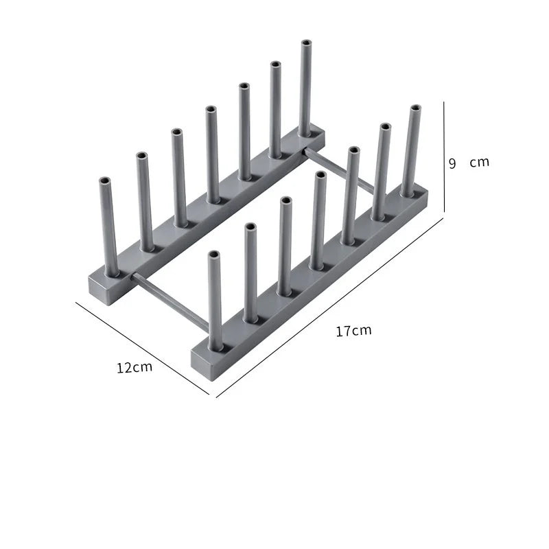 Kitchen Sink Dish Drying Rack & Drainer Organiser | Plate, Cup & Utensil Holder