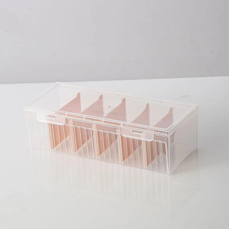 Clear Plastic Card Storage Box with Adjustable Dividers | Holds 550+ Game & Trading Cards