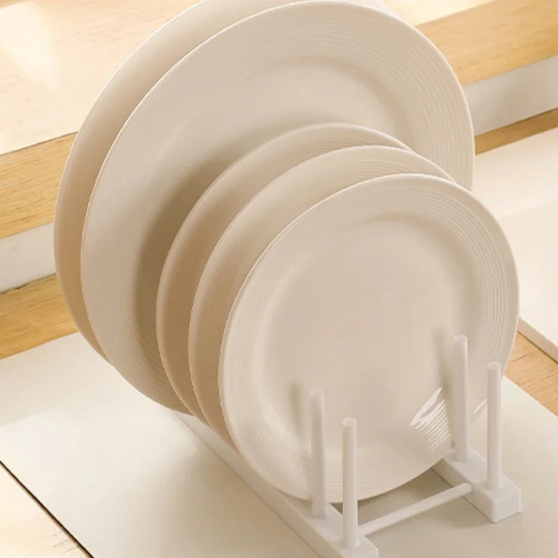 Kitchen Sink Dish Drying Rack & Drainer Organiser | Plate, Cup & Utensil Holder
