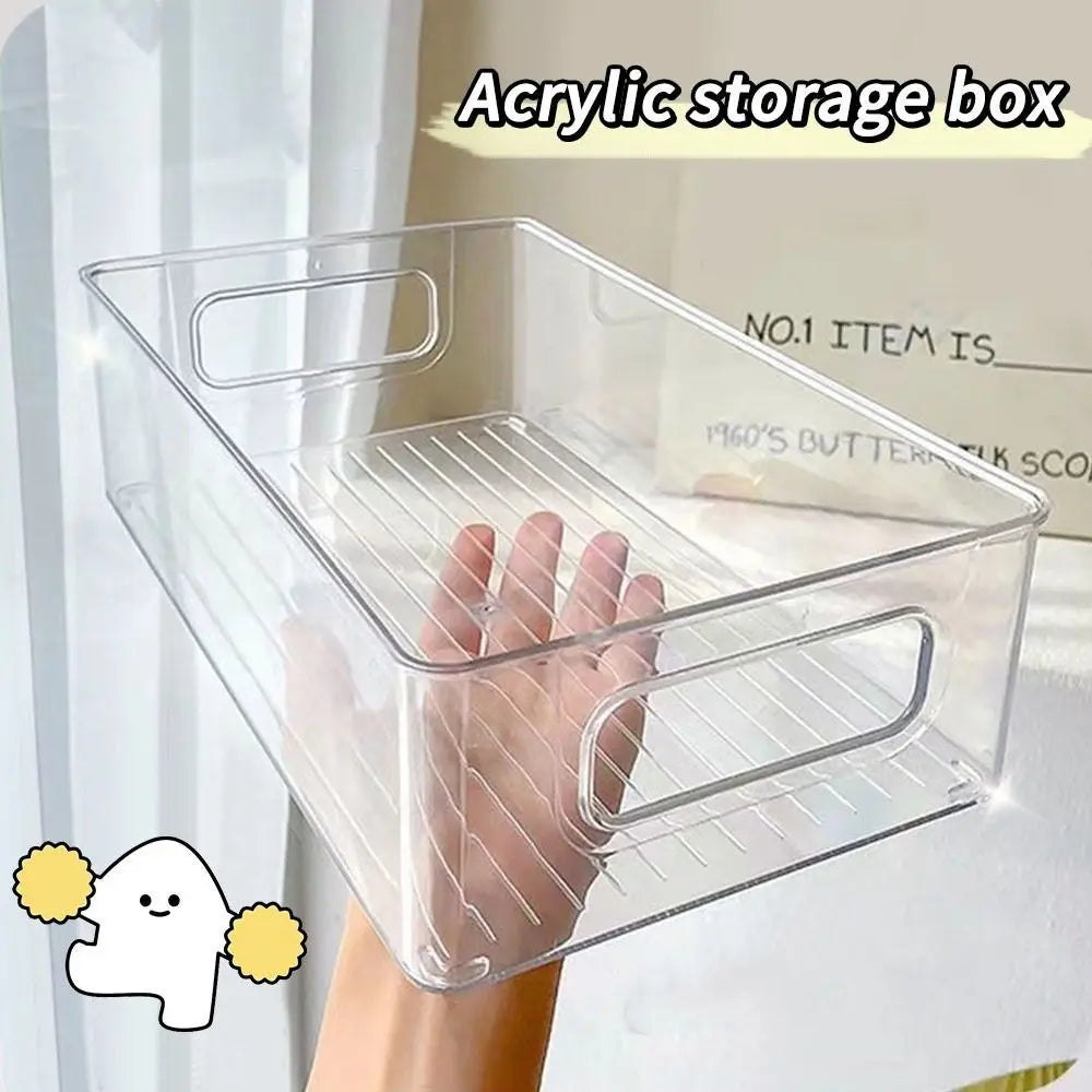 Clear Stackable Storage Bin | Fridge, Drawer, Pantry & Countertop Organiser
