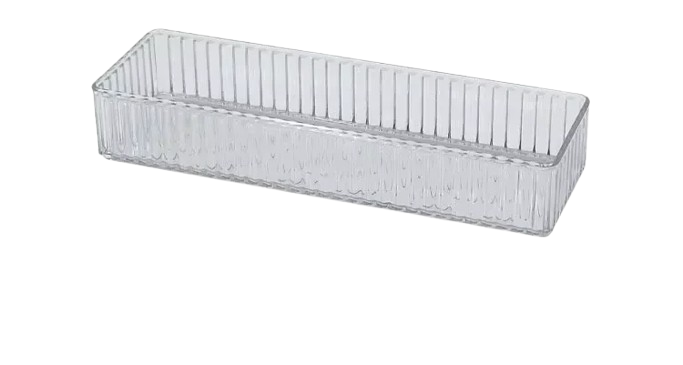 Clear Plastic Drawer Organiser Set | Bathroom, Kitchen, Makeup & Desk Storage Bins
