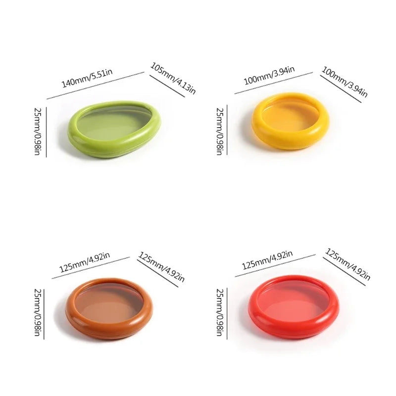Reusable Fruit & Vegetable Fresh-Keeping Container | Avocado, Lemon & Onion Keeper
