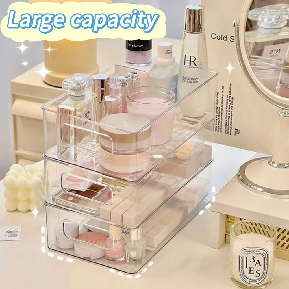 Clear Stackable Storage Bin | Fridge, Drawer, Pantry & Countertop Organiser