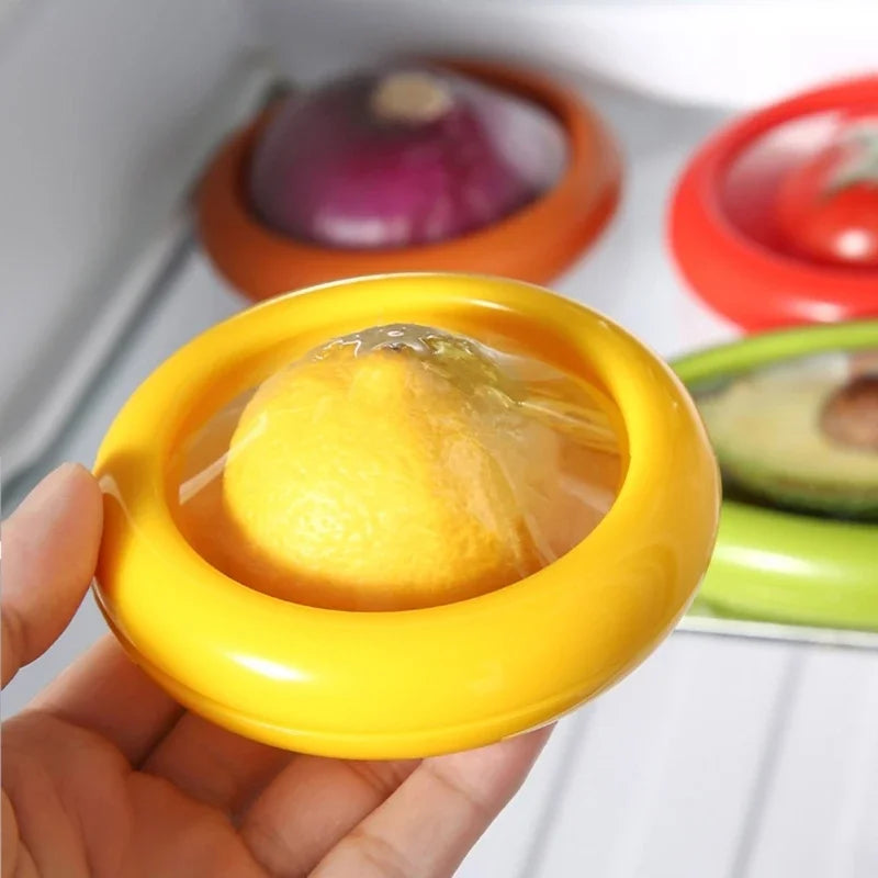 Reusable Fruit & Vegetable Fresh-Keeping Container | Avocado, Lemon & Onion Keeper