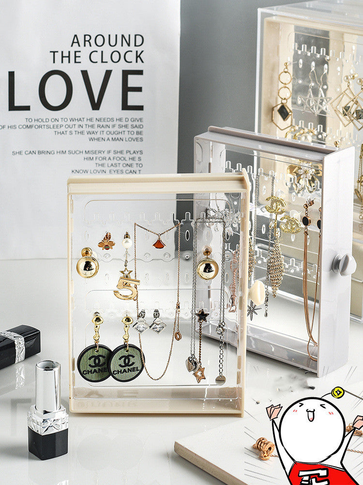 Transparent Jewellery Storage Box – Dustproof Acrylic Display Organiser