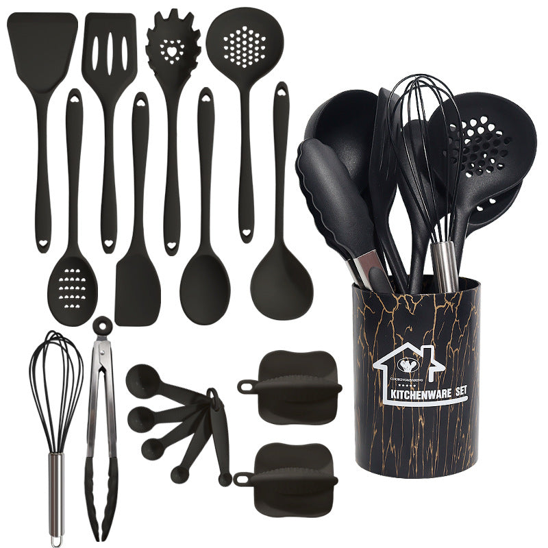 Food-Grade Silicone Kitchen Utensil Set – Heat-Resistant Cooking Tools