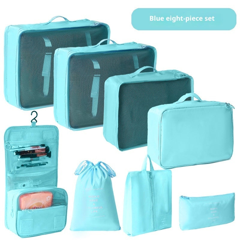 Travel Packing Cubes Set – 8-Piece Suitcase Clothing Organiser