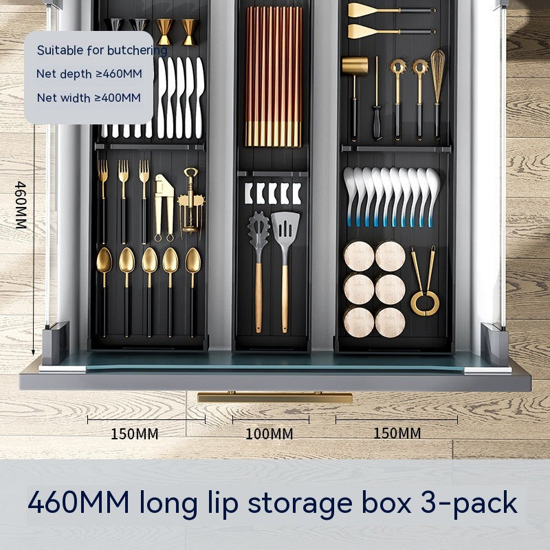 Kitchen Drawer Storage Box Partition – Modular Aluminium Organiser