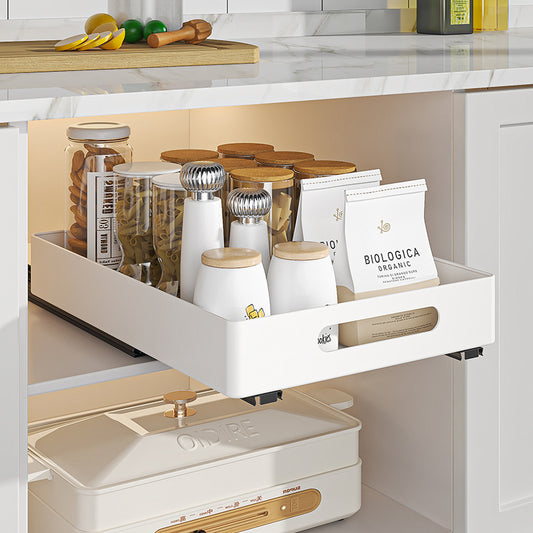 Under-Sink Pull-Out Storage Rack – Kitchen Organiser