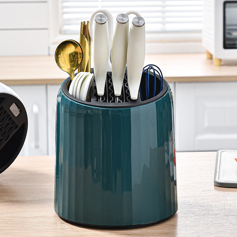 Rotating Kitchen Draining Rack – 360° Multi-Purpose Dish & Utensil Organiser