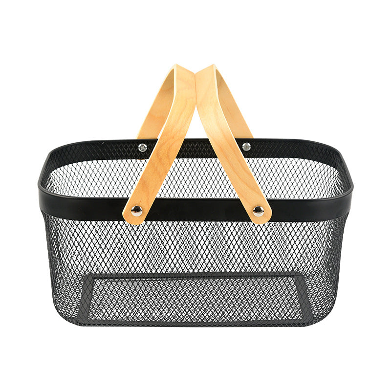 Metal Wire Family Storage Basket – Multi-Purpose Home Organiser