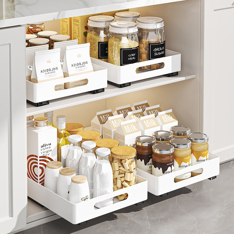 Under-Sink Pull-Out Storage Rack – Kitchen Organiser