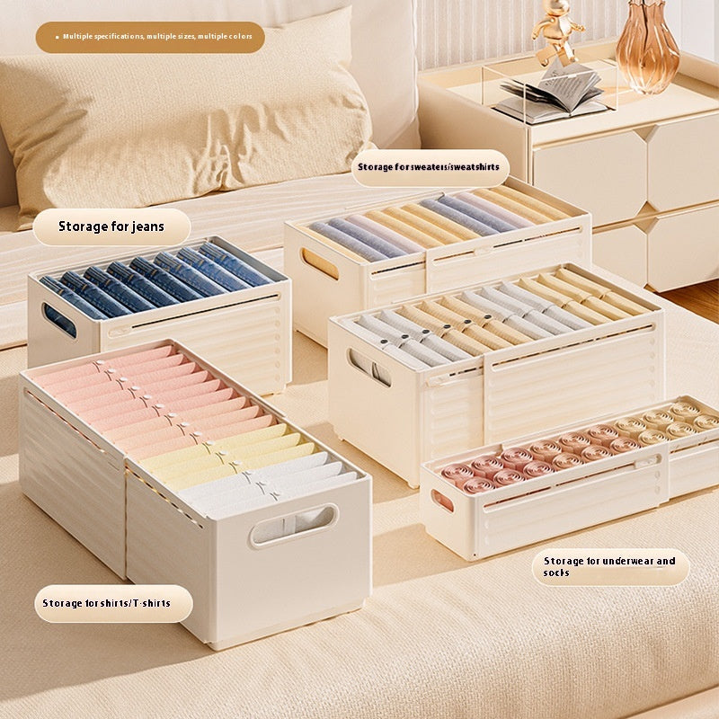 Foldable Wardrobe Storage Box | Clothes, Underwear & Toy Organiser