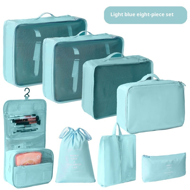 Travel Packing Cubes Set – 8-Piece Suitcase Clothing Organiser