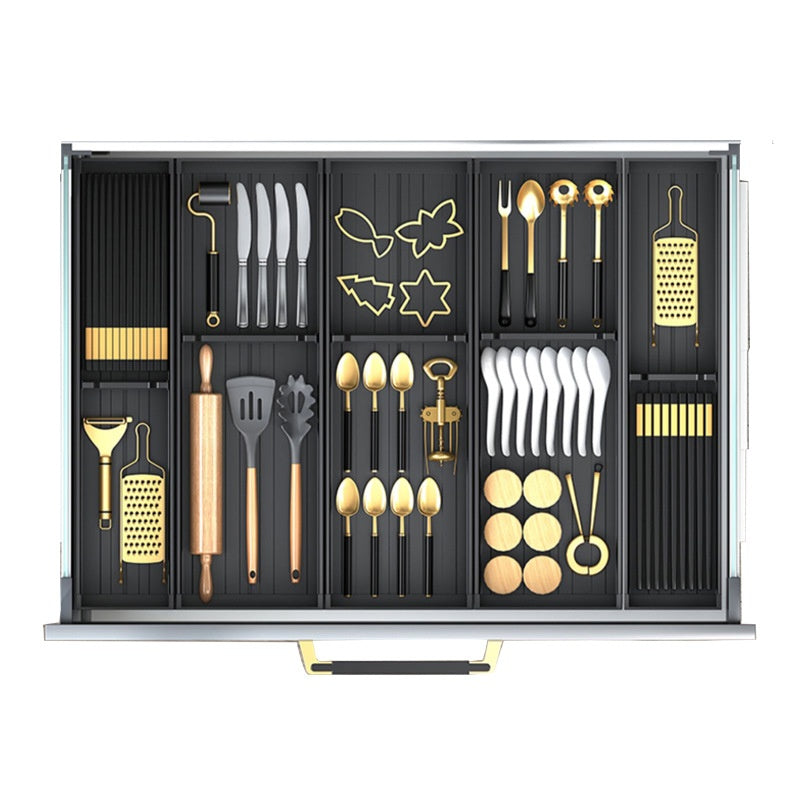 Kitchen Drawer Storage Box Partition – Modular Aluminium Organiser