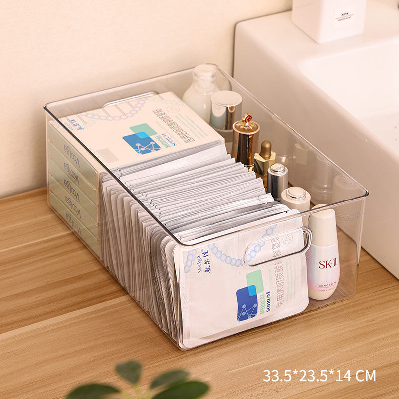 Acrylic Desk Organiser with Drawers – Cosmetic & Mask Storage Rack