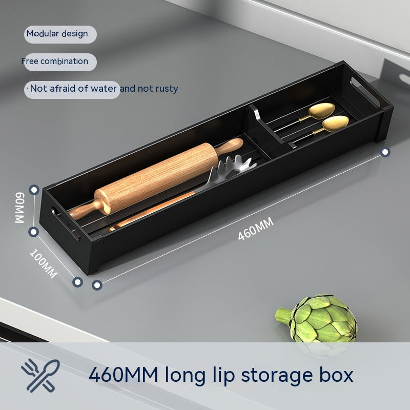 Kitchen Drawer Storage Box Partition – Modular Aluminium Organiser
