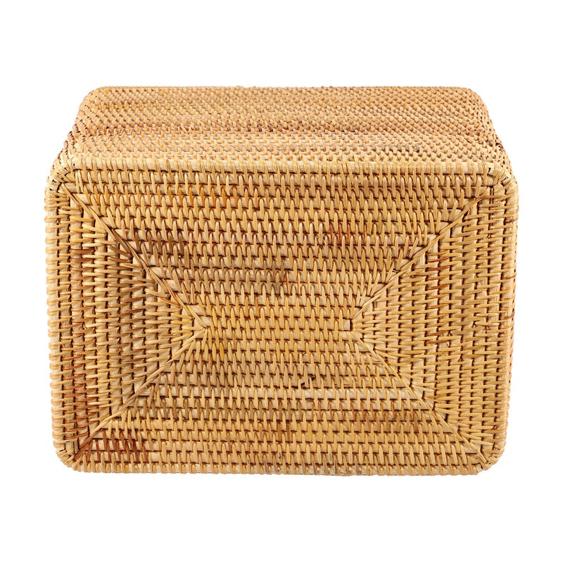 Handmade Vietnamese Rattan Storage Basket – Natural Woven Home Organiser