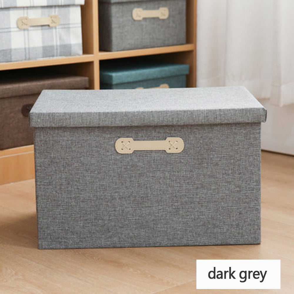 Foldable Fabric Wardrobe Storage Box – Collapsible Clothes Organiser