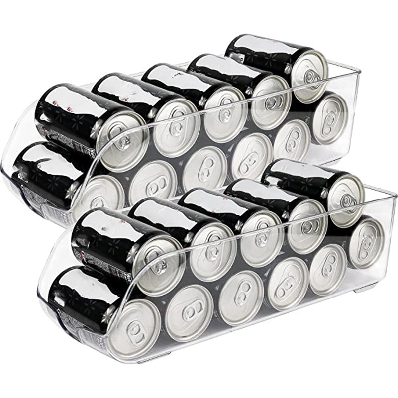 Fridge Beverage Storage Box – Stackable Drink Organiser for Refrigerator