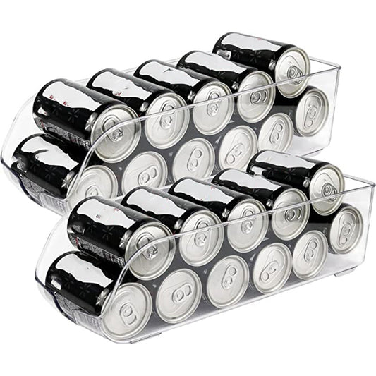 Fridge Beverage Storage Box – Stackable Drink Organiser for Refrigerator