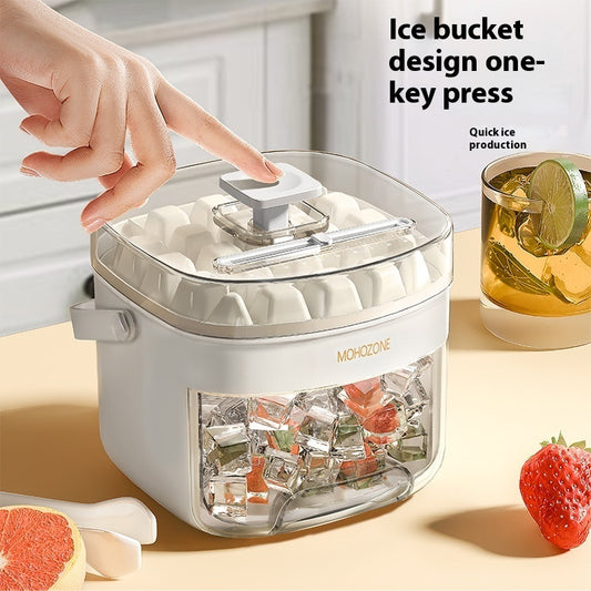 Large Capacity Ice Cube Mould – Food-Grade Flexible Ice Maker Tray