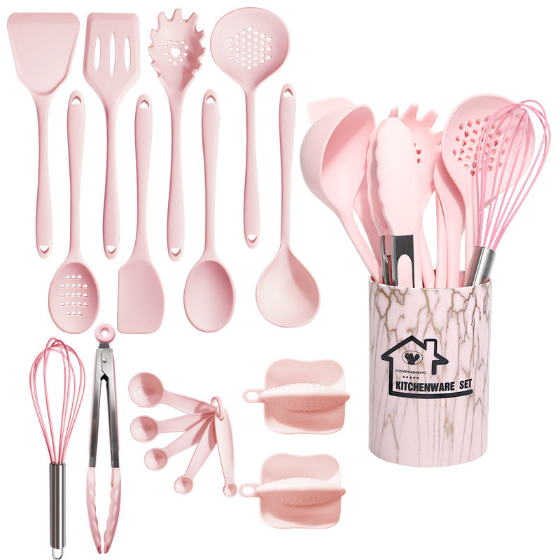 Food-Grade Silicone Kitchen Utensil Set – Heat-Resistant Cooking Tools