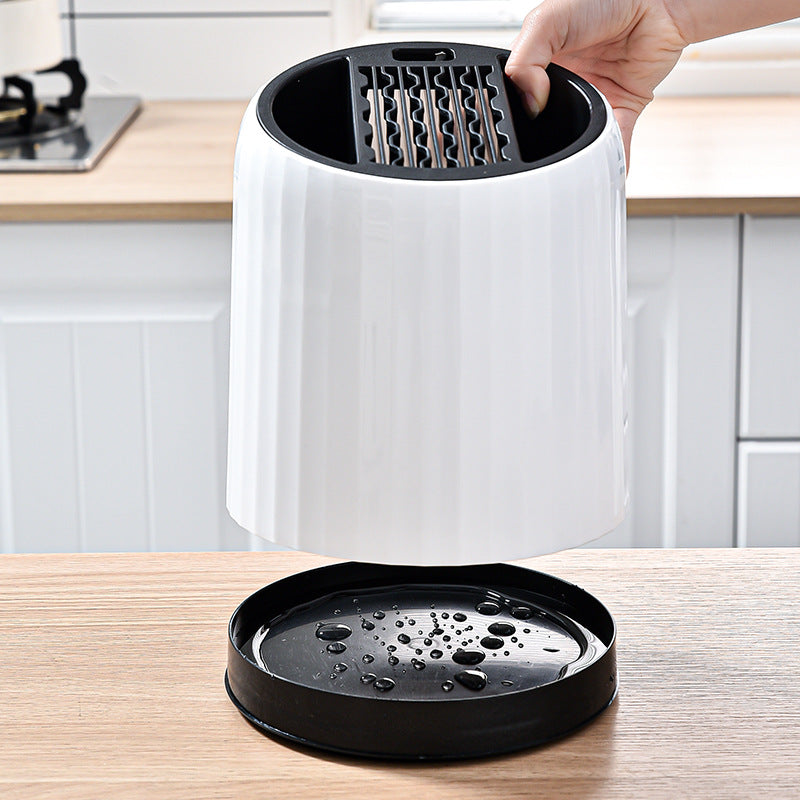 Rotating Kitchen Draining Rack – 360° Multi-Purpose Dish & Utensil Organiser