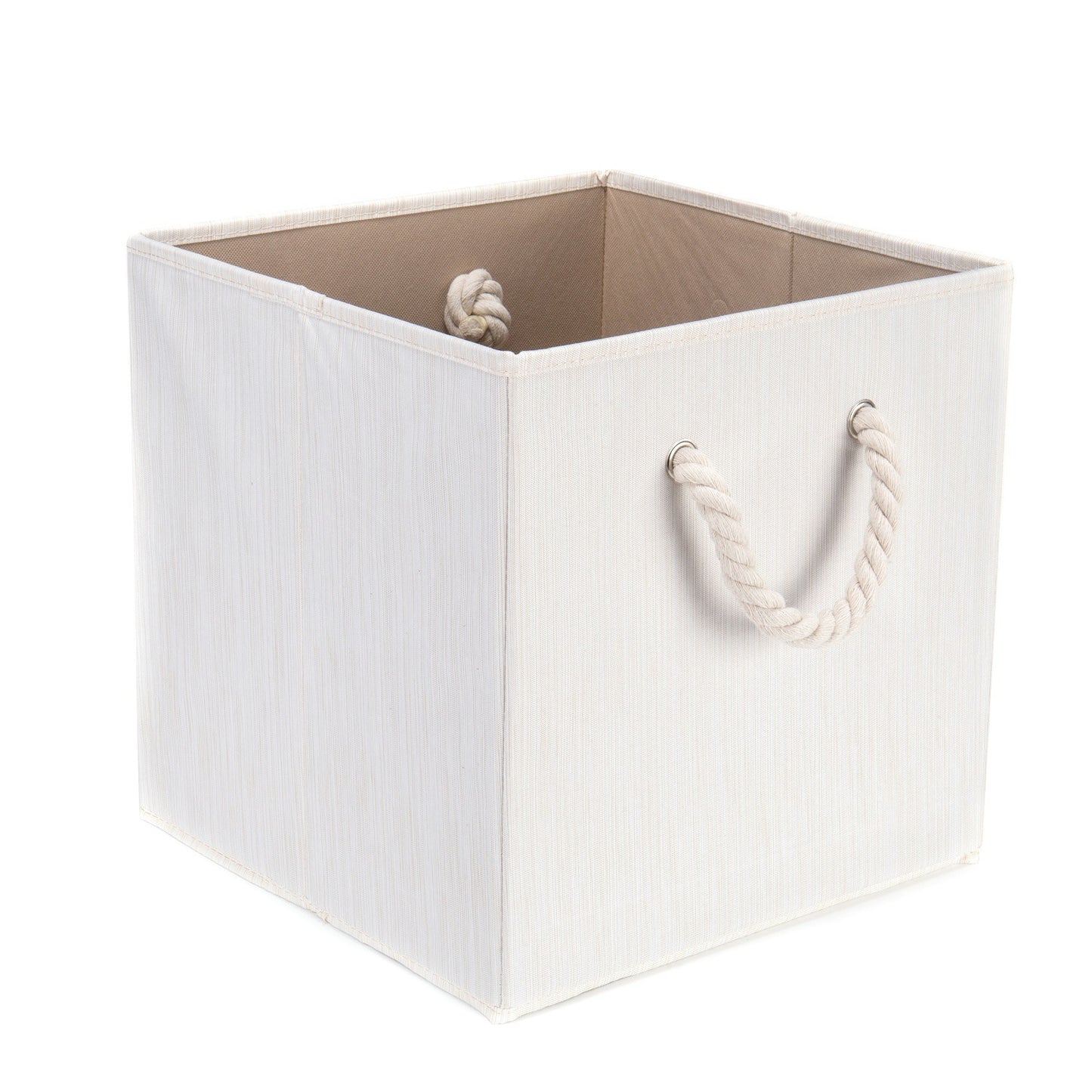 Cotton Rope Clothes Storage Organiser – Slub Texture Laundry & Home Basket