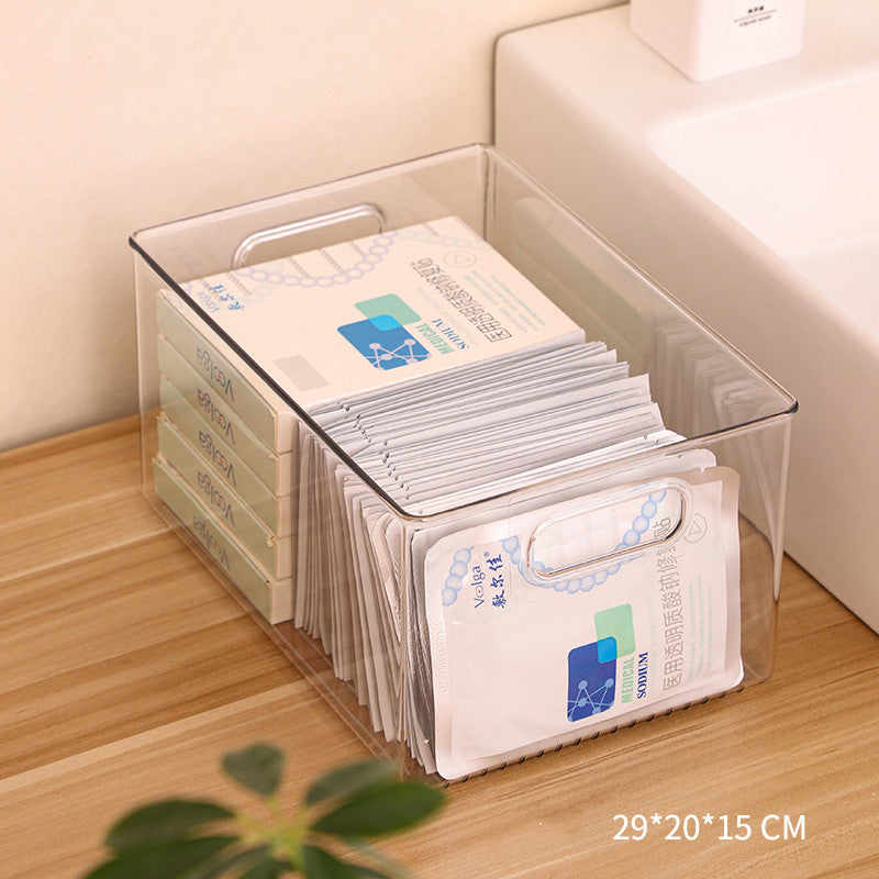 Acrylic Desk Organiser with Drawers – Cosmetic & Mask Storage Rack