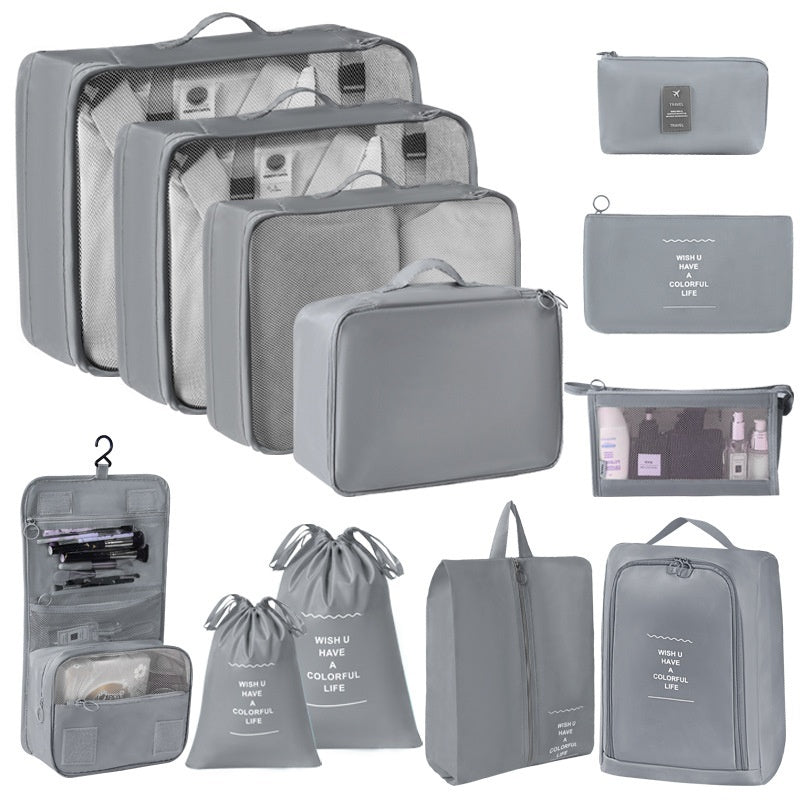 Travel Packing Cubes Set – 8-Piece Suitcase Clothing Organiser