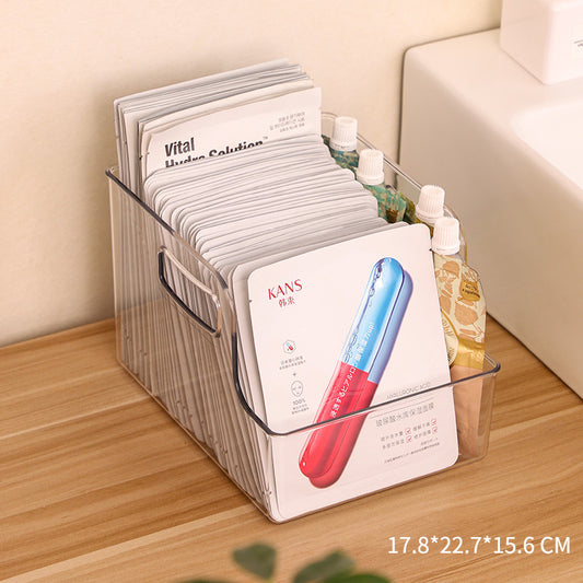 Acrylic Desk Organiser with Drawers – Cosmetic & Mask Storage Rack