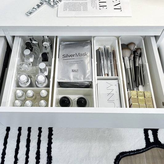 Expandable Cosmetic Storage Box – Telescopic Drawer Organiser