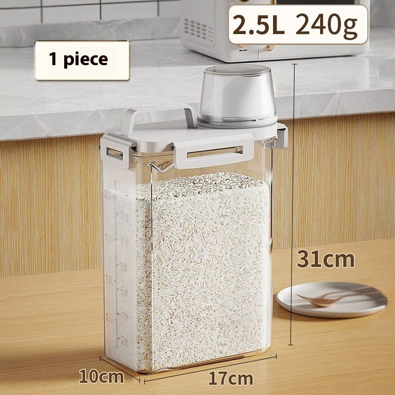 Food Grade Airtight Storage Container – Cereal, Rice & Noodle Jar