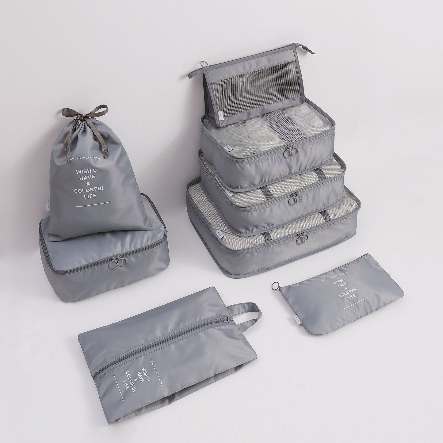 Waterproof Oxford Toiletry Bag Set – Multi-Piece Travel Makeup Organiser